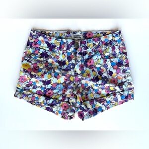 Floral Jean Shorts